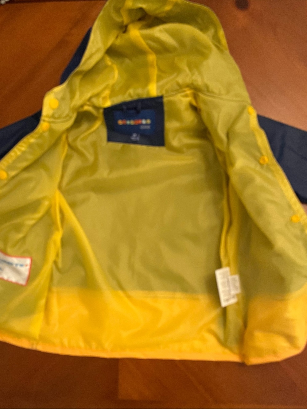 Wippette Kids Hooded Raincoat with Construction Truck Design - Picture 10 of 10